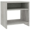 Table de chevet Gris béton 40x30x40 cm Bois d'ingénierie 617173617173
