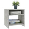 Table de chevet Gris béton 40x30x40 cm Bois d'ingénierie 617173617173
