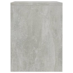 Table de chevet Gris béton 40x30x40 cm Bois d'ingénierie 617173617173
