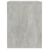 Table de chevet Gris béton 40x30x40 cm Bois d'ingénierie 617173617173