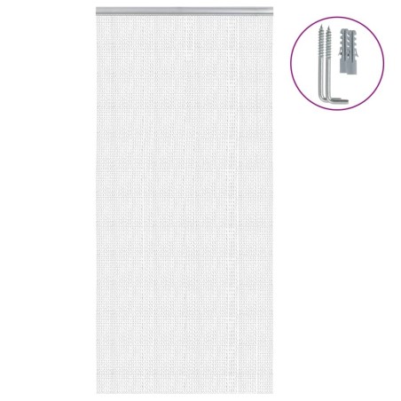 Moustiquaire de porte à chaîne 100x226 cm aluminium 617180617180