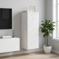 Armoire Murale Blanc brillant 33 x 34,5 x 90 cm 617181617181