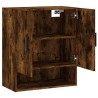 Armoire murale chêne fumé 60x31x70 cm bois d'ingénierie 617182617182