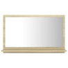Miroir salle de bain Chêne sonoma 60x10,5x37 cm Bois ingénierie 617184617184