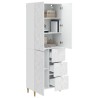 2 pcs Blanc brillant 617185617185