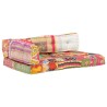 Coussin de canapé palette Multicolore Tissu Patchwork  617191617191
