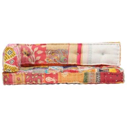 Coussin de canapé palette Multicolore Tissu Patchwork  617191617191