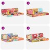 Coussin de canapé palette Multicolore Tissu Patchwork  617191617191