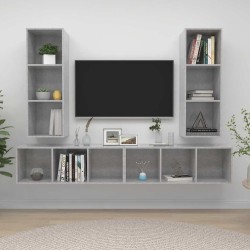 | Meuble TV mural | Montage mural 4 pcs 37 x 37 x 107,5 cm 617193617193