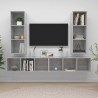 | Meuble TV mural | Montage mural 4 pcs 37 x 37 x 107,5 cm 617193617193