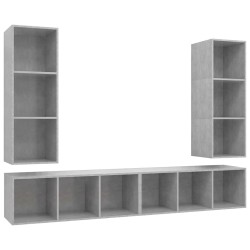 | Meuble TV mural | Montage mural 4 pcs 37 x 37 x 107,5 cm 617193617193