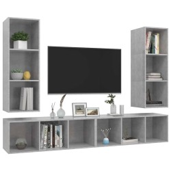 | Meuble TV mural | Montage mural 4 pcs 37 x 37 x 107,5 cm 617193617193