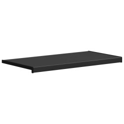Appui de fenêtre Noir avec grain de bois 100 x 40 x 4,5 cm PVC 617196617196