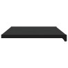 Appui de fenêtre Noir avec grain de bois 100 x 40 x 4,5 cm PVC 617196617196
