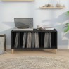 Armoire à disques noir 100x38x48 cm bois d'ingénierie 617199617199
