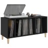 Armoire à disques noir 100x38x48 cm bois d'ingénierie 617199617199