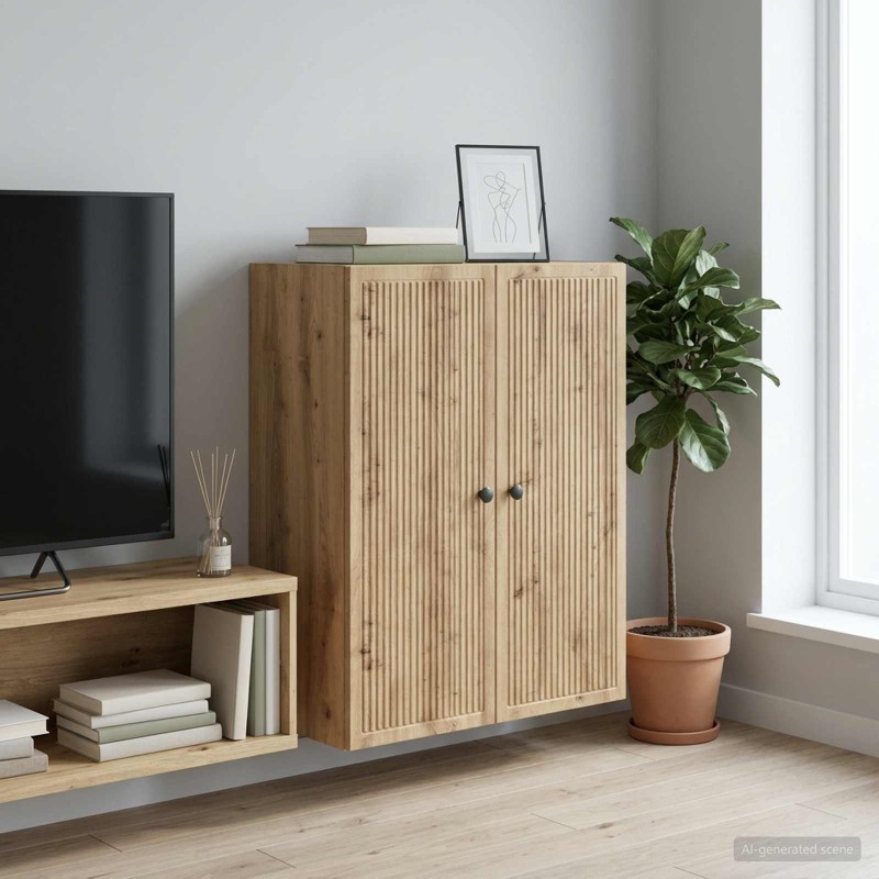 Armoire Murale 66 x 34,5 x 90 cm Bois d'ingénierie 617200617200