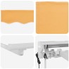 Auvent rétractable électrique Sable 2,5 x 2 m 617203617203