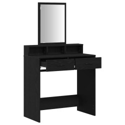 Table de Toilette Chêne noir 79 x 41 x 140 cm Bois d'ingénierie 617206617206