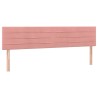 Têtes de lit Rose 180x5x78/88 cm Velours 617207617207