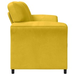 Sofa 3 places Jaune 198 x 83 x 95 cm Velours 617209617209