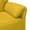 Sofa 3 places Jaune 198 x 83 x 95 cm Velours 617209617209