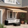 Auvent rétractable électrique Sable 2,5 x 2 m 617214617214