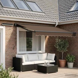 Auvent rétractable électrique Taupe 2,5 x 2 m 617216617216