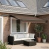 Auvent rétractable électrique Taupe 2,5 x 2 m 617216617216