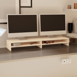 Support de moniteur 100x24x13 cm Bois de pin solide 617217617217