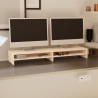 Support de moniteur 100x24x13 cm Bois de pin solide 617217617217