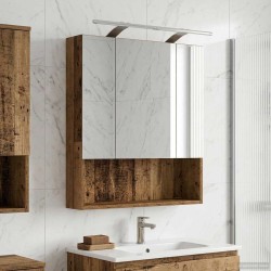 Armoire Miroir de Salle de Bain Bois ancien 60 x 14.5 x 70 cm 617222617222