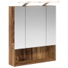 Armoire Miroir de Salle de Bain Bois ancien 60 x 14.5 x 70 cm 617222617222
