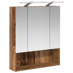 Armoire Miroir de Salle de Bain Bois ancien 60 x 14.5 x 70 cm 617222617222