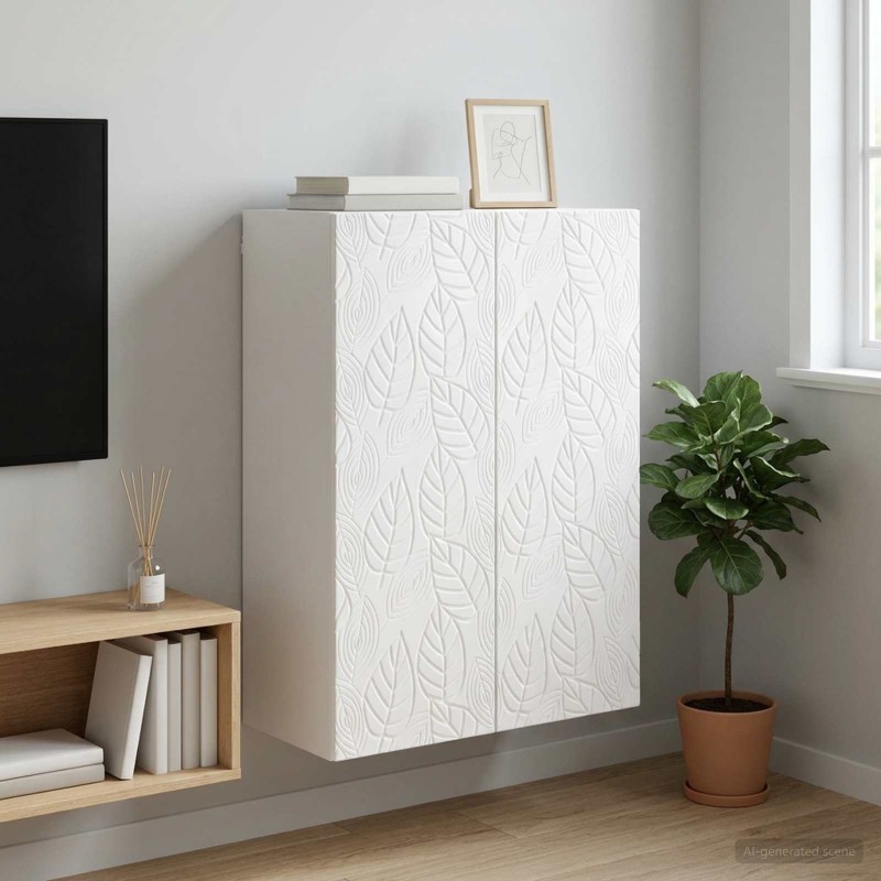 Armoire Murale Blanc brillant 66 x 34,5 x 90 cm 617224617224