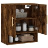 Armoire murale chêne fumé 60x31x70 cm bois d'ingénierie 617232617232