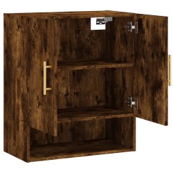 Armoire murale chêne fumé 60x31x70 cm bois d'ingénierie 617232617232