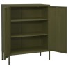 Armoire de rangement Vert olive 80x35x101,5 cm Acier 617233617233