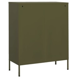 Armoire de rangement Vert olive 80x35x101,5 cm Acier 617233617233