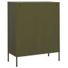 Armoire de rangement Vert olive 80x35x101,5 cm Acier 617233617233