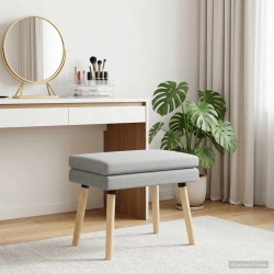 Banc à double couche Gris clair 60 x 40 x 46 cm Tissu 617237617237
