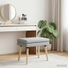 Banc à double couche Gris clair 60 x 40 x 46 cm Tissu 617237617237