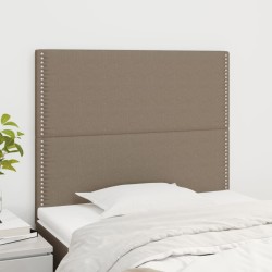 Tête de lit Taupe 100x5x118/128 cm Tissu 617239617239