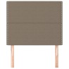 Tête de lit Taupe 100x5x118/128 cm Tissu 617239617239