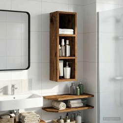 Armoire murale de salle de bain Bois ancien 20 x 16 x 62,5 cm 617245617245