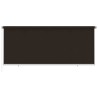 Store roulant d'extérieur 355 (l) x 140 (H) cm marron HDPE 617247617247
