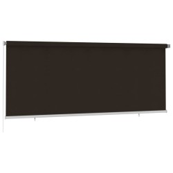 Store roulant d'extérieur 355 (l) x 140 (H) cm marron HDPE 617247617247
