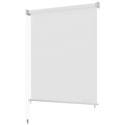Store roulant d'extérieur 105 (l) x 230 (H) cm blanc 617248617248