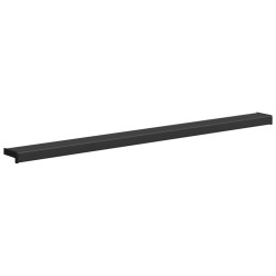 Appui de fenêtre Noir avec grain de bois 140 x 10 x 4,5 cm PVC 617249617249