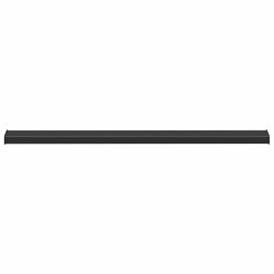 Appui de fenêtre Noir avec grain de bois 140 x 10 x 4,5 cm PVC 617249617249